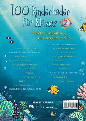 100 Kinderlieder für Klavier 2