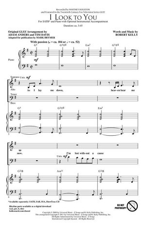 I Look To You - SATB (5 Stück)