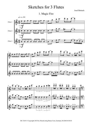 Sketches for 3 Flutes