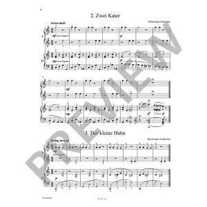 Leichte Klavierstücke zu 4 Händen