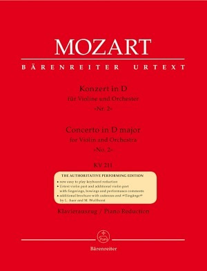 Konzert für Violine und Orchester Nr. 2 D-Dur KV 211