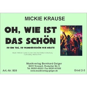 Oh wie ist das schön