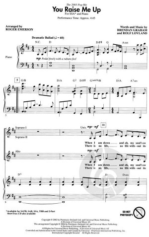You Raise Me Up (5 Stück)