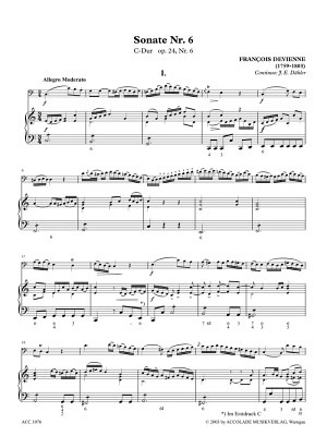 Sonate op. 24 Nr. 6 C-Dur