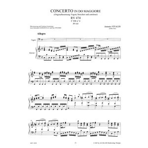 Konzert Nr. 4 C-Dur RV 474