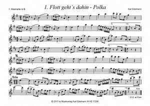 A pfiffige Klarinettenmusi
