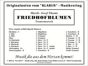 Friedhofblumen (Hrbitovní kvítí)