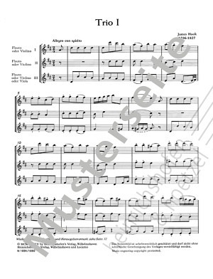 6 Trios op. 83, Heft 1 (Sonaten I-III)