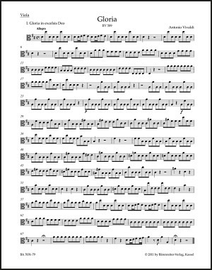 Gloria RV 589 - Viola