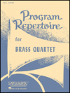 Program Repertoire for Brass Quartet - Partitur