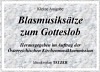 Blasmusiksätze zum Gotteslob - Direktion